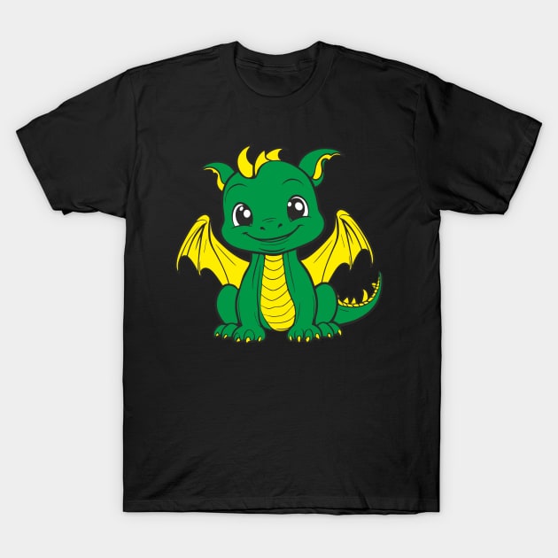 Baby Dragon T-Shirt by aceofspace